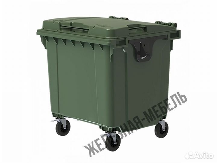 Мусорный бак-контейнер на 1100 литров 29.C19