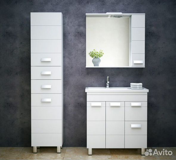 Шкаф-зеркало Денвер 80