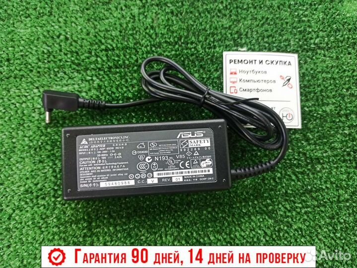 Зарядка блок питания Asus 65W 19V 3.42A 4.0X1.35мм