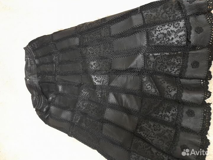 Юбка кожа натуральная, к ней кофта