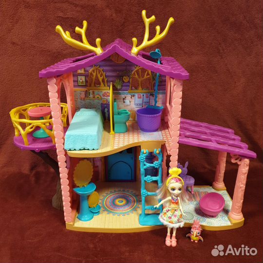 Энчантималс,домик, кухня,куклы,велосипед