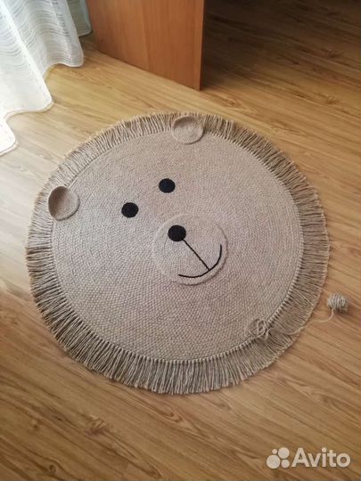 Коврик из джута для детской