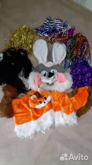 Новогодние парики, костюмы