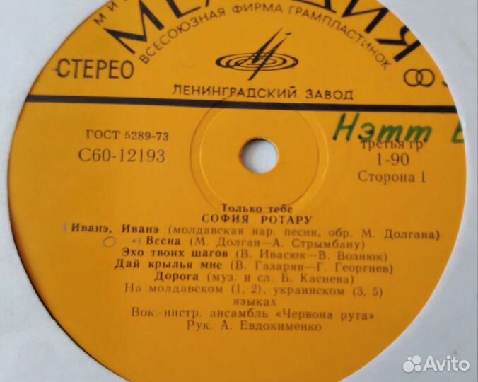 Солисты эстрады СССР