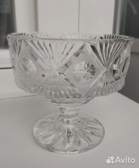 Салатница хрустальная СССР