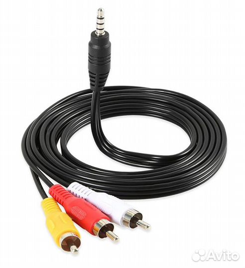 2AV кабель Ugoos антенна 3RCA to mini Jack 3.5mm