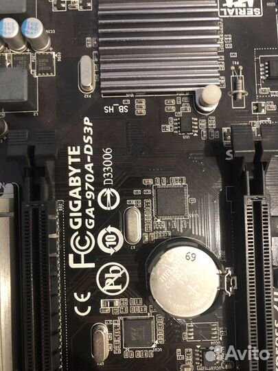 Материнская плата gigabyte ga 970a-ds3p