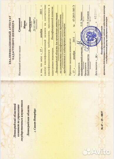 Кадастровый инженер