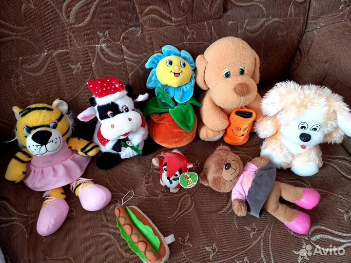 Мягкие игруки пакетом