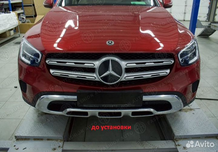 Бампер передний 6.3 AMG Mercedes GLC 253 рестайл