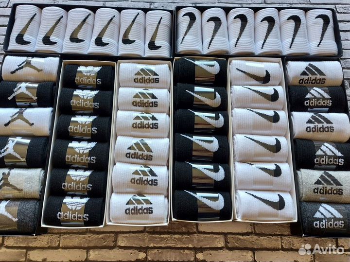 Носки Nike Fila Jordan Adidas