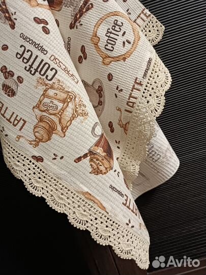 Полотенца для кухни с кружевом ручной работы