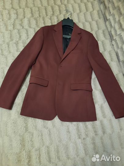 Пиджак бордовый для мальчика