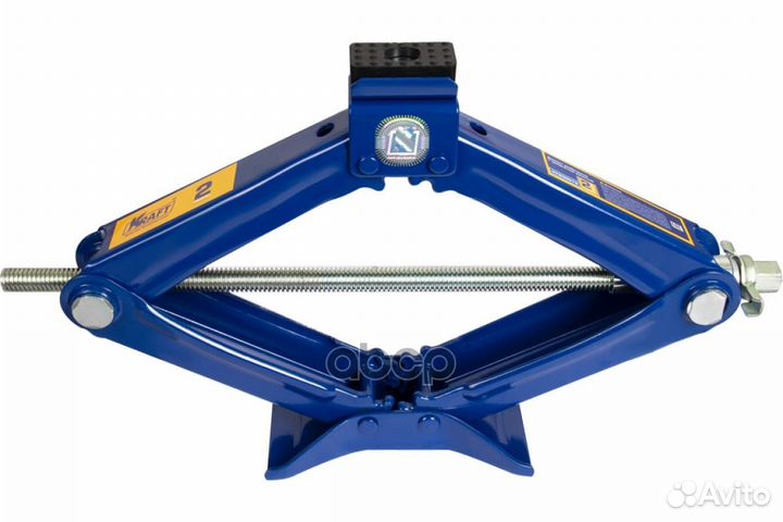 Домкрат ромбический 2,0т 100-405мм (kraft) с тр