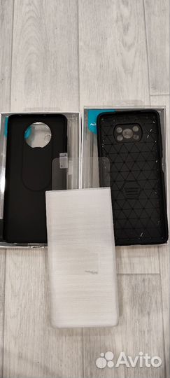 Чехол и стекло на poco x3 pro