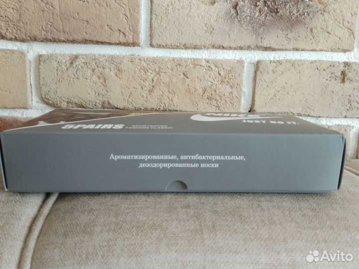 Носки Nike белые в подарочной коробке