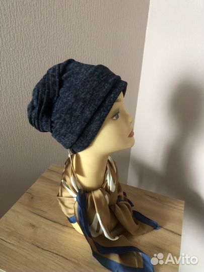 Шапка женская трикотаж новая