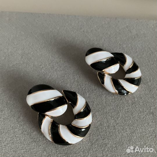 Серьги стиль Chanel