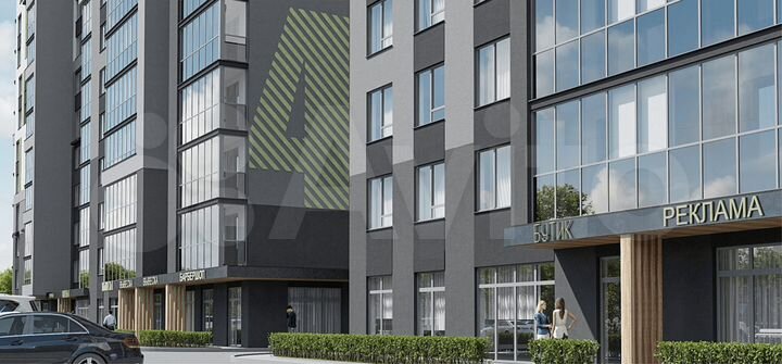 1-к. квартира, 43,7 м², 4/17 эт.