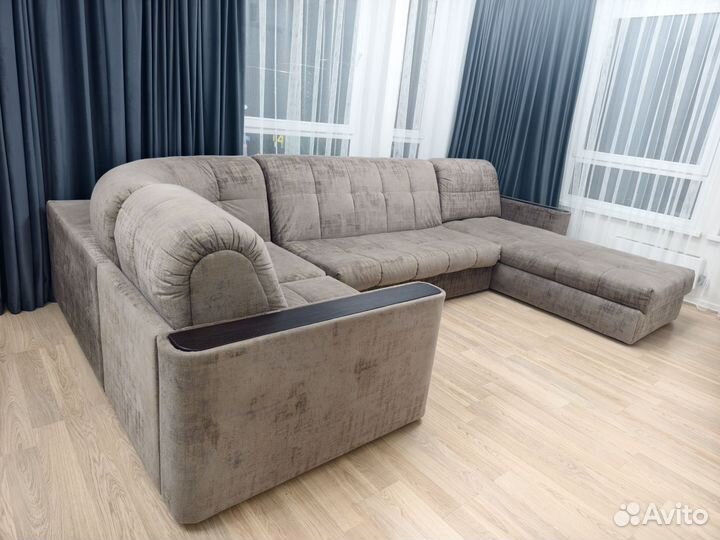 Модульный диван Сидней с кресельной секцией 370 см