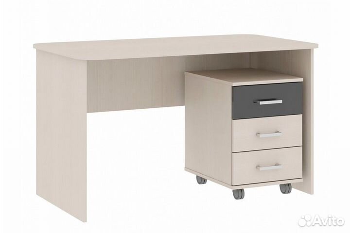 Стол письменный с выкатной тумбой