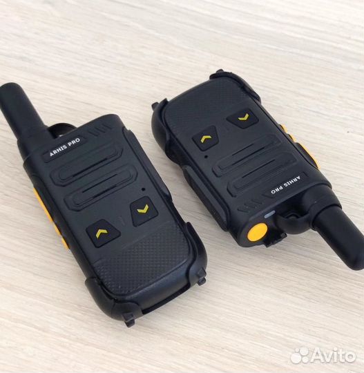 Легкая рация с наушником, комплект 2 штуки