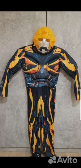 Новогодний костюм Бамблби, M (110-120)