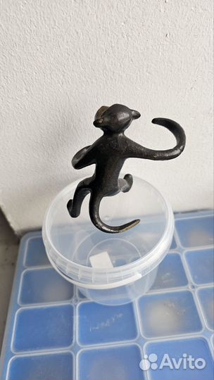 Статуэтка обезьян СССР из латунь