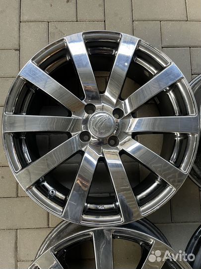 Хромированные диски R17/4/100 Bridgestone Beo