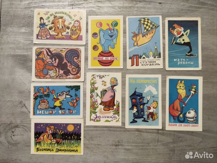 Календарики СССР мультики