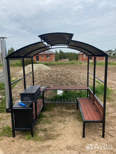 Мангал казан беседка