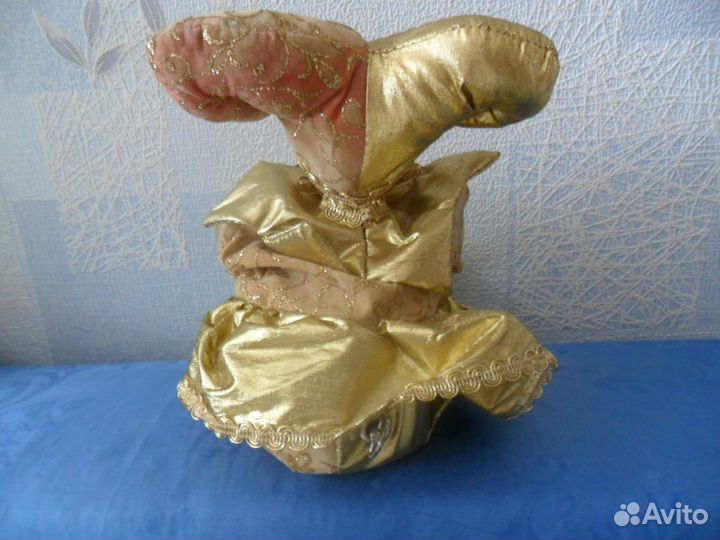 Музыкальный заводной клоун. 28 см. Красивый