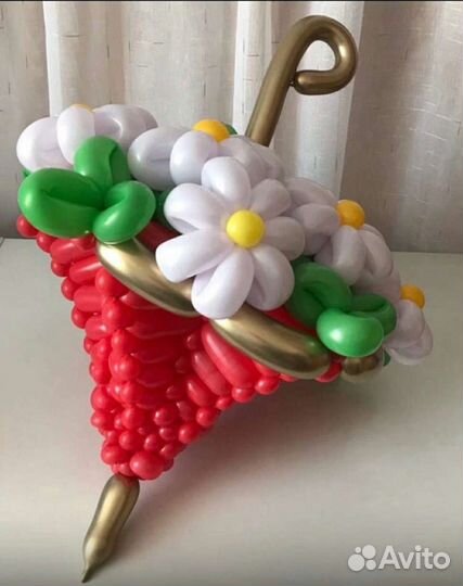 Искусственные цветы из шаров.Букет. Воздушные шары