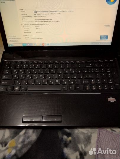 Ноутбук lenovo G585