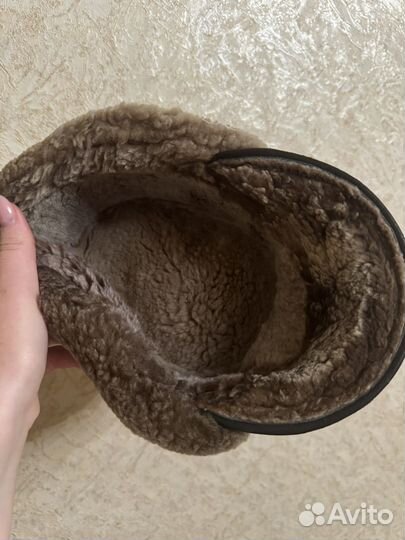 Шапку кожаная мужская