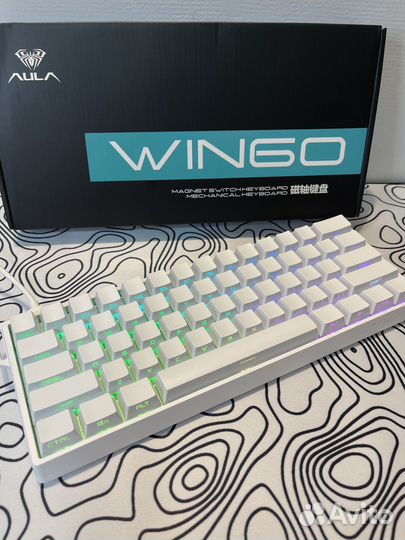 Магнитная игровая клавиатура Aula Win 60 HE