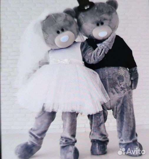Мишка тедди на праздник.Ростовая кукла