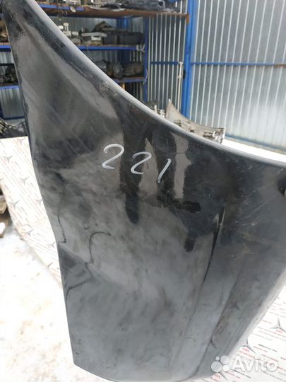 Бампер задний черный W221 Mercedes