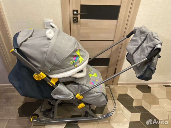 Коляска санки