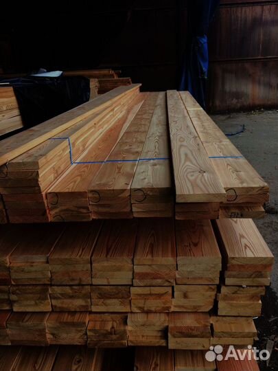 Шлифованные доски лиственницы 30x170 мм, для красивого дизайна