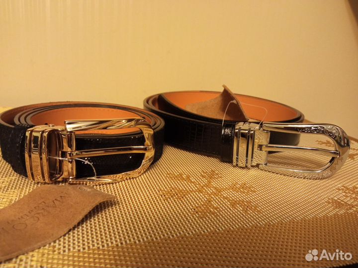 Ремень 107 см. новый, лаз. напыление
