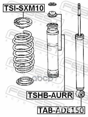 Пыльник амортизатора заднего tshb-aurr Febest