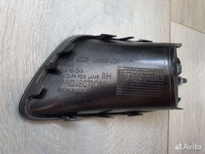 Окантовка правой птф Kia Sportage 4 c 2018 года