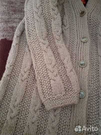 Женский кардиган 48 50 длинный