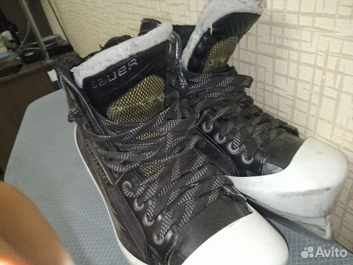 Хоккейные коньки bauer вратарские