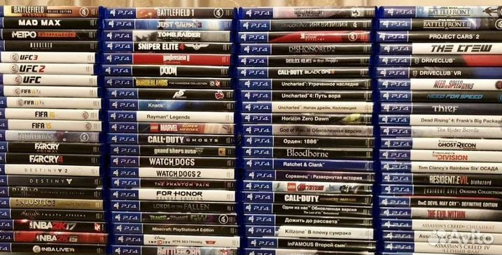 Набор игр на PS4\PS5 75+ шт