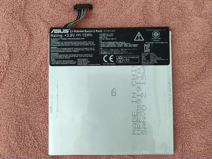 Аккумулятор для планшета asus zenfon 7