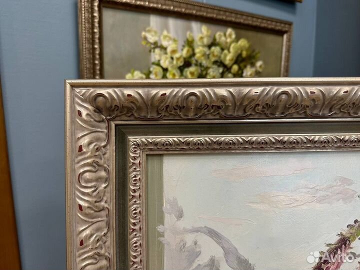 Картина маслом, цветы 