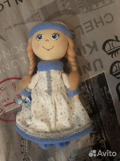 Кукла ручной работы Снегурочка