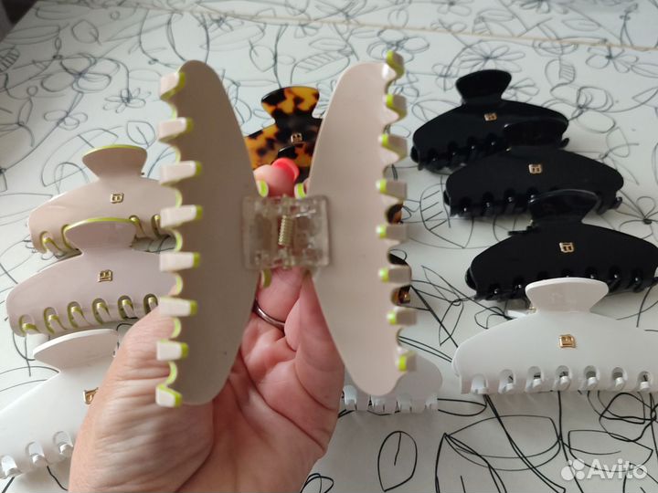 Заколка краб в стиле Balmain